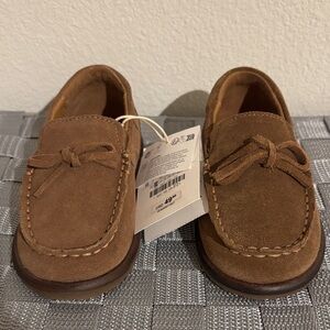 Zara Brown Suede Kids Moccasins